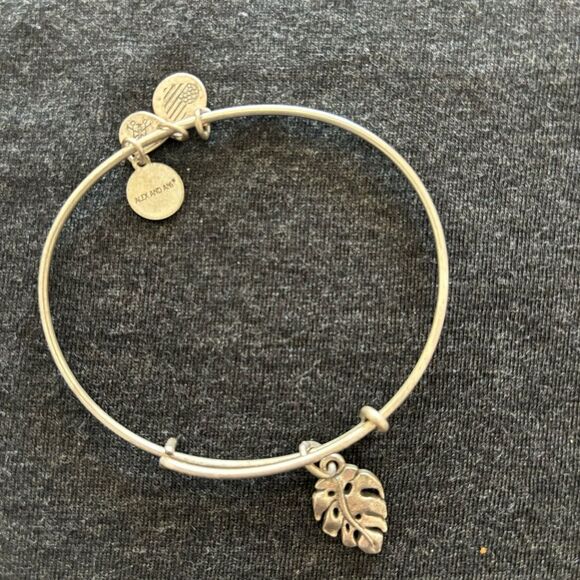 Alex and Ani Palm Leaf Charm Bracelets Silver & Gold - Picture 5 of 5